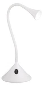 Lampada tavolo viper con braccio flessibile bianca r52391101