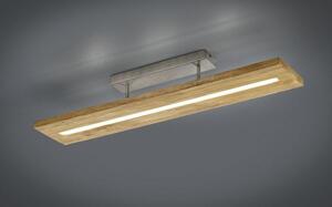 Plafoniera led legno con regolatore intensità brad 623710130