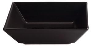 Piatto quadrato da portata in Gres 18x18 CM in colore nero satinato non lucido