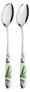 Coppia insalata London , inox 18/c (aisi430), manico in nylon adatto alla lavastoviglie