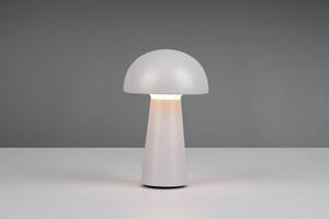 Lampada lennon ricaricable con usb h. 21,5cm ip44 grigia r52176177