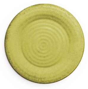 Piatto Dessert , frutta in melamina set 4 Mono � 21,6 cm certificato per l'uso alimentare giallo