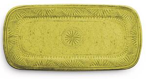 Vassoietto Sandwich rettangolare Mono 43x21 cm certificato per l'uso alimentare giallo