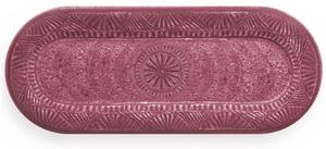 Vassoietto Sandwich rettangolare Mono 38x16 cm certificato per l'uso alimentare magenta
