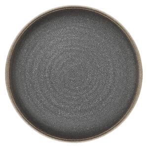 Piatto Dessert , frutta in melamina set 3 pezzi Renna Nera � 22.8 cm certificato per l'uso alimentare Nero; Sabbia Vulcanica