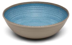 Insalatiera in Melamina Centro tavola Renna Turchese Grande � 31xh8 cm certificato per l'uso alimentare colore Azzurro Turchese
