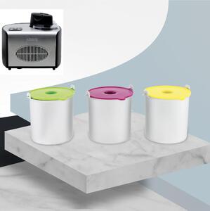 Contenitori per la macchina per gelati e sorbetti HF-250 per H.Koenig Hf250 Ice Cream maker 1,5 lt