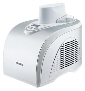 Macchina per Gelati e Sorbetti, Gelatiera, 1L, Programmabile, Gelato pronto in 40min, Gruppo freddo integrato, Acciaio Inox, 135W