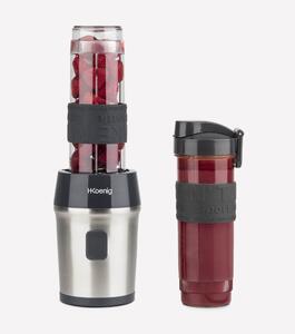 Blender portatile Mini frullatore Smoothie con 2 bottiglie portatili e 4 lame in acciaio inossidabile, senza BPA