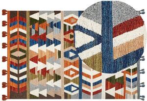 Tappeto di lana multicolore fatto a mano 200 x 300 cm soggiorno camera da letto Beliani