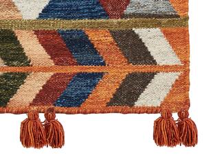 Tappeto kilim di lana multicolore fatto a mano 200 x 300 cm soggiorno camera da letto Beliani