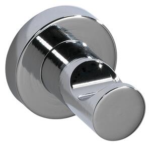 Appendiabito singolo in ottone cromato DECO 3,5x4xh3,5 cm stile retr� cromo lucido