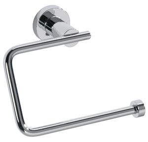 Porta rotolo , carta igienica, da bagno DECO 12,5x6,5xh10 cm Stile Retr� in ottone cromato cromo lucido