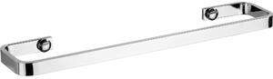 Portasalviette da bagno L.40 cm in ottone cromato JOLLY 42x6,5xh1,5 cm cromo lucido