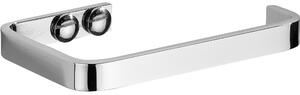 Porta rotolo da Bagno L.14,5 cm in ottone cromato JOLLY 14,5x8,5xh3,5 cm cromo lucido