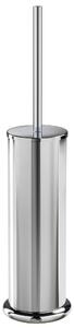 Porta scopino da terra Tiffany 10xh40 cm con bossolo ottone cromato