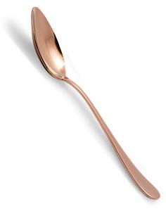 Cucchiaio da Tavola/Minestra Modello Serena confezione 6 pezzi IN PVD Rame acciaio inox 18.10 AISI304 2.5 mm in Confezione di cartone
