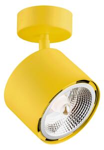 Argon Spot soffitto Chloe regolabile 1 luce, giallo