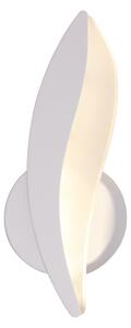 Plafoniera da Muro a LED WILLE W 1 in Alluminio e Policarbonato 10x5xh 26 cm - 10 W- 725 Lumen Finitura bianca