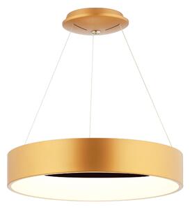 Lampada a sospensione a LED WING in acciaio e policarbonato 60x60xh120 cm 36 W- 2460 Lumen arancio tulipano