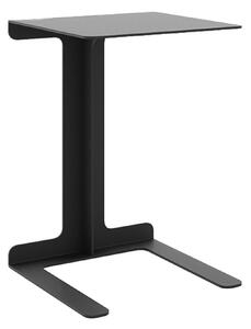 Tavolinetto moderno in alluminio TEO 35x40xh55 cm colore nero