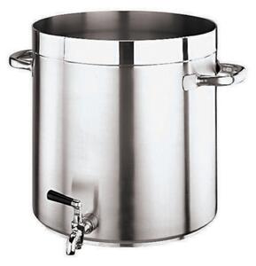 Pentola Alta Con Rubinetto Cm 36 Serie 1100 Inox, Lt 36 - peso 8,3 kg