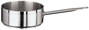 Casseruola Bassa 1 Manico Cm 16 Serie 1100 Inox, Lt 1,3 - peso 0,91 kg