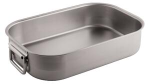 Tegame Rettangolare M/Snodate Cm 40 Inox Pesante, peso 2,46 kg