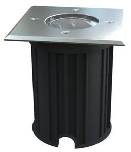 Incasso terra lampadari bartalini inran q gu10 led ip65 acciaio vetro - Lampadari Bartalini Gesso