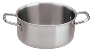Casseruola Alta Due Maniglie Cm 28 Serie 2500 3-Ply Inox-Alluminio-Inox, peso 2,13 kg