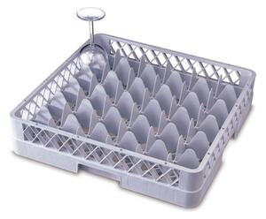 Cestello 36 Bicchieri PP, Dimensioni 50x50xh10,3 cm peso 2,16 kg