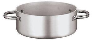 Casseruola Bassa 2 Maniglie Cm 24 Serie 6100 Alluminio, Lt 4,3 - peso 1,38 kg