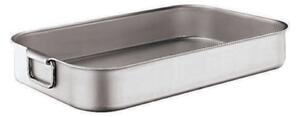 Tegame Rettangolare Cm 40x26 x h 7.5 cm Serie 6100 Alluminio, peso 1,52 kg