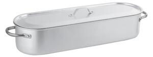 Pesciera Con Griglia Coperchio Dimensioni 60x17x h 13 cm Serie 6100 Alluminio, Lt 13 - peso 2,9 kg