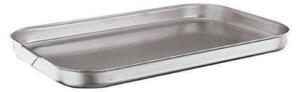 Tegame Rettangolare Basso Cm 50x30 Serie 6100 Alluminio, peso 1,33 kg