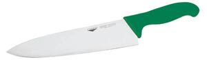 Coltello Cucina Cm 23 Manico Verde Coltelleria Serie Tranciata, peso 0,25 kg