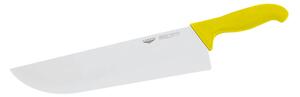 Coltello Cucina Cm 30 Manico Giallo Coltelleria Serie Tranciata, peso 0,41 kg