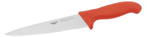 Coltello Scannare Cm 20 Manico Rosso Coltelleria Serie Tranciata, peso 0,18 kg