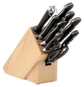 Set 9 Pz Coltelli Con Ceppo Legno, peso 2,2 kg