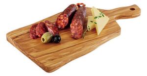 Tagliere Servizio Cm 25x16 H 1,5 Legno Ulivo, peso 0,58 kg