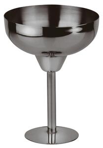 Calice Margarita in Acciaio inox PVD Nero � 10xh14 cm - 25 ml 6 Pezzi Il metallo permette di mantenere i drink in temperatura, extra-freddo