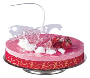 Alzata Torta Cm 30 Buffet Inox, peso 0,74 kg