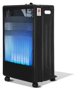 Stufa a gas pieghevole Vigevee, 3,8 kW, con sistema di sicurezza anti-ribaltamento, protezione fiamma e tecnologia ODS (Oxygen Depletion Safety)