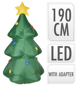 Ambiance Albero di Natale Gonfiabile a LED 190 cm