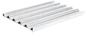Teglia Forata Per Baguette 53x32,5 cm-peso 0,8 kg Alluminio Siliconato