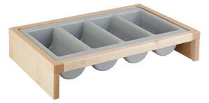 Portaposate Cm 57,5x47x12 Acero, PP, peso 4,38 kg
