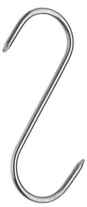 Gancio Fisso 2 Punte Cm30 Inox, peso 0,45 kg, set da 10