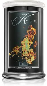 Kringle Candle Reserve Fire candela profumata 624 g