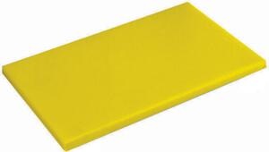 Tagliere Senza Fermi Cm 53 Giallo PE, peso 3,35 kg