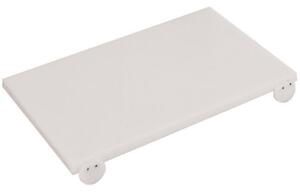 Tagliere Con Fermi Cm 53 Bianco PE, peso 3,43 kg